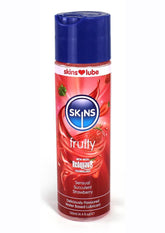 Skins Strawberry Water-Based Lubricant 4 oz.